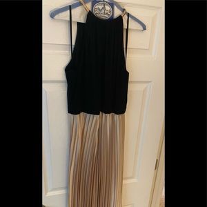 Formal black and gold dress